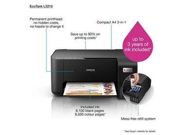 Epson Eco Tank Printer L3210
